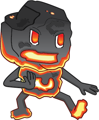 Concept art of Carbon character