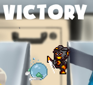 Elemental Brawl gameplay screenshot showing victory screen