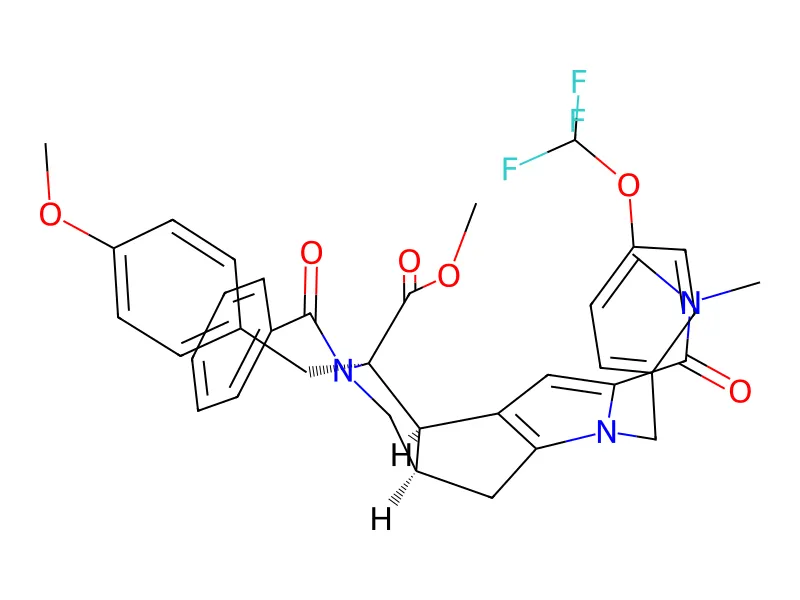 2D structure of Drugs-75K conformer above.