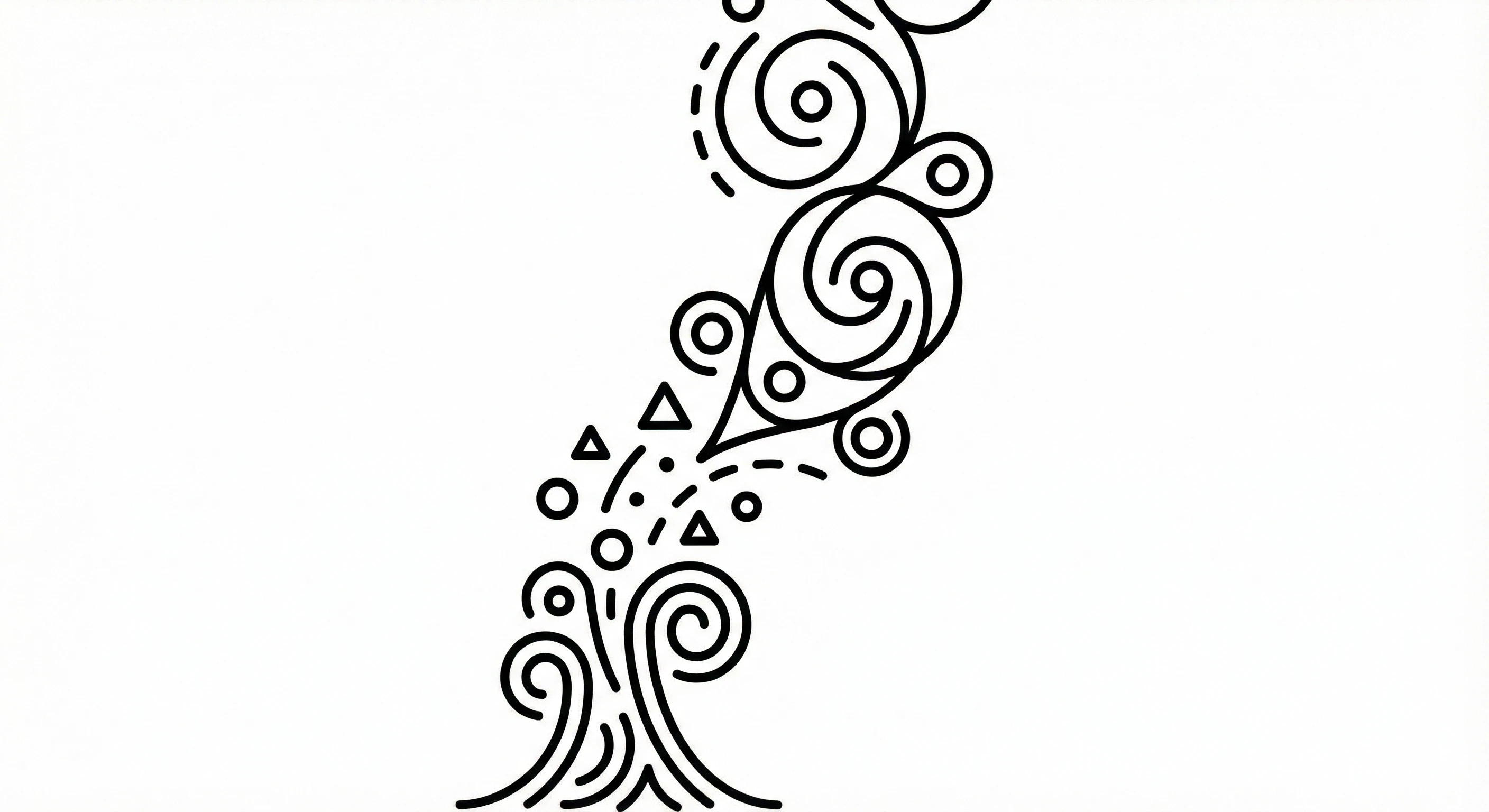 Abstract artistic representation of alkaline hydrothermal vents with spiraling geological formations