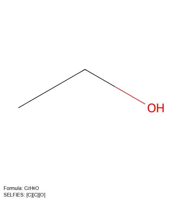 Ethanol from SELFIES